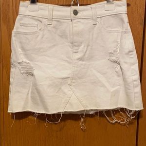 hollister denim skirt
